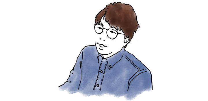 社員の似顔絵1